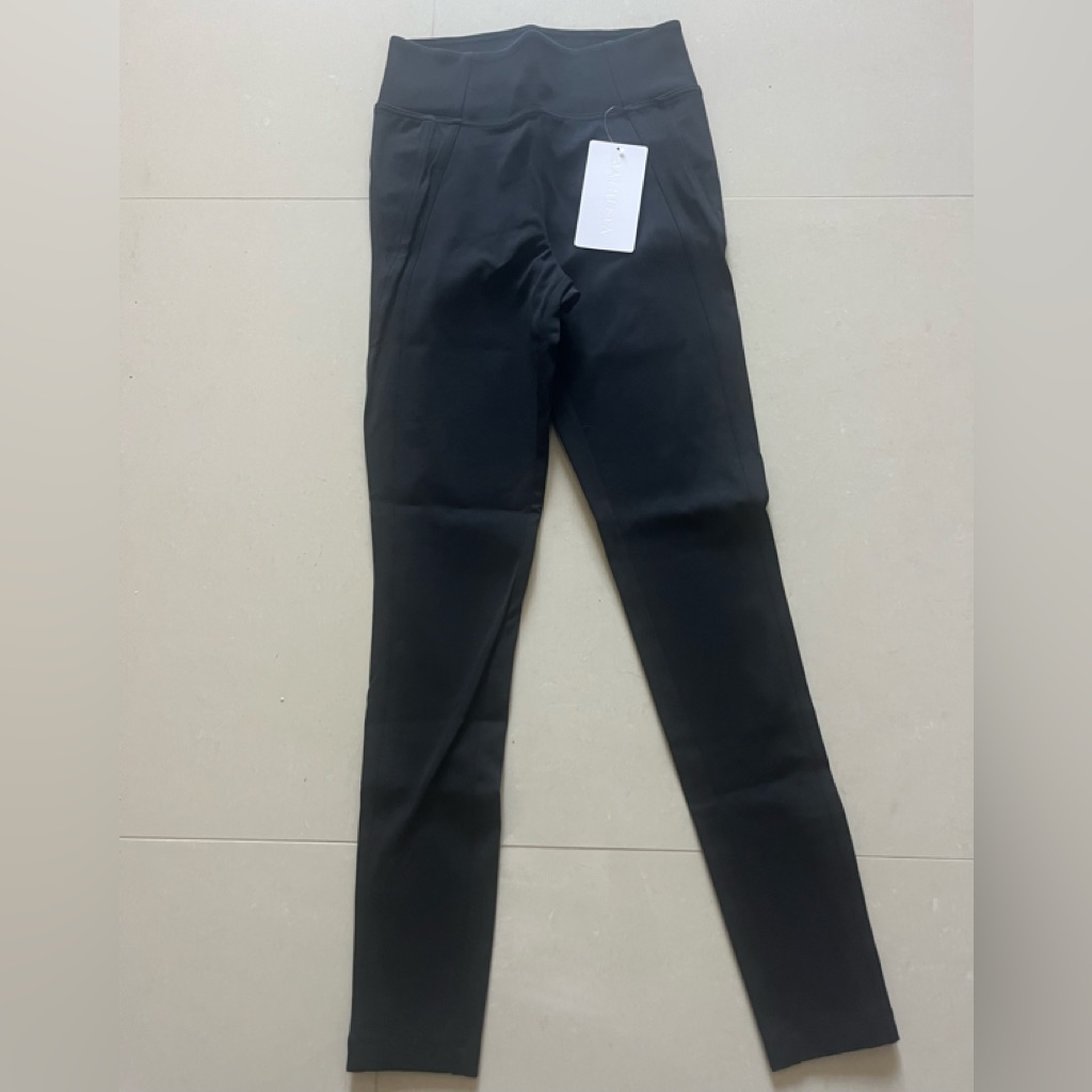 Nwt Athleta Black Delancey Skyline Tights Xs